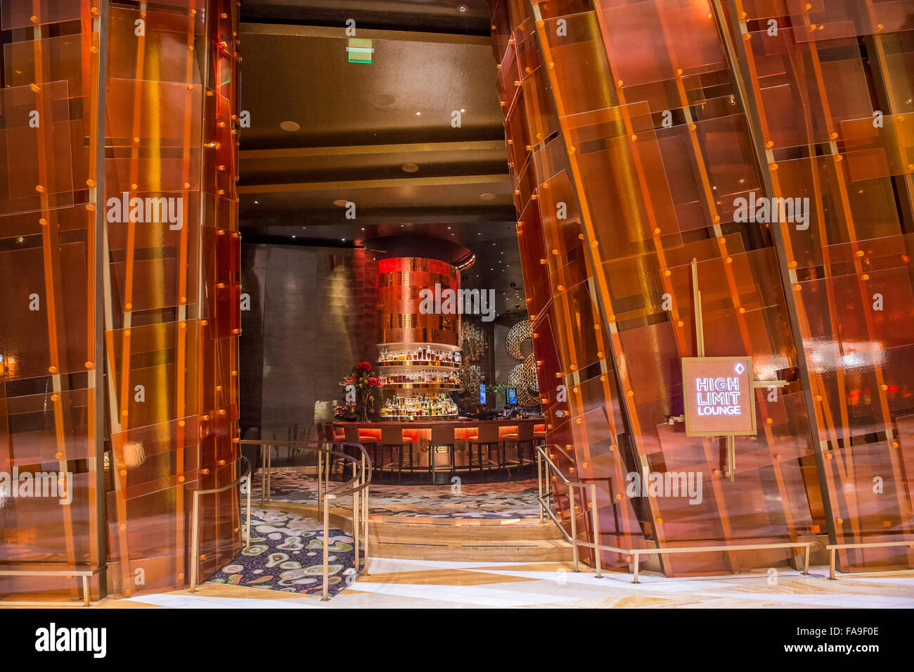The interior of Aria Resort and Casino in Las Vegas Stock Photo - Alamy