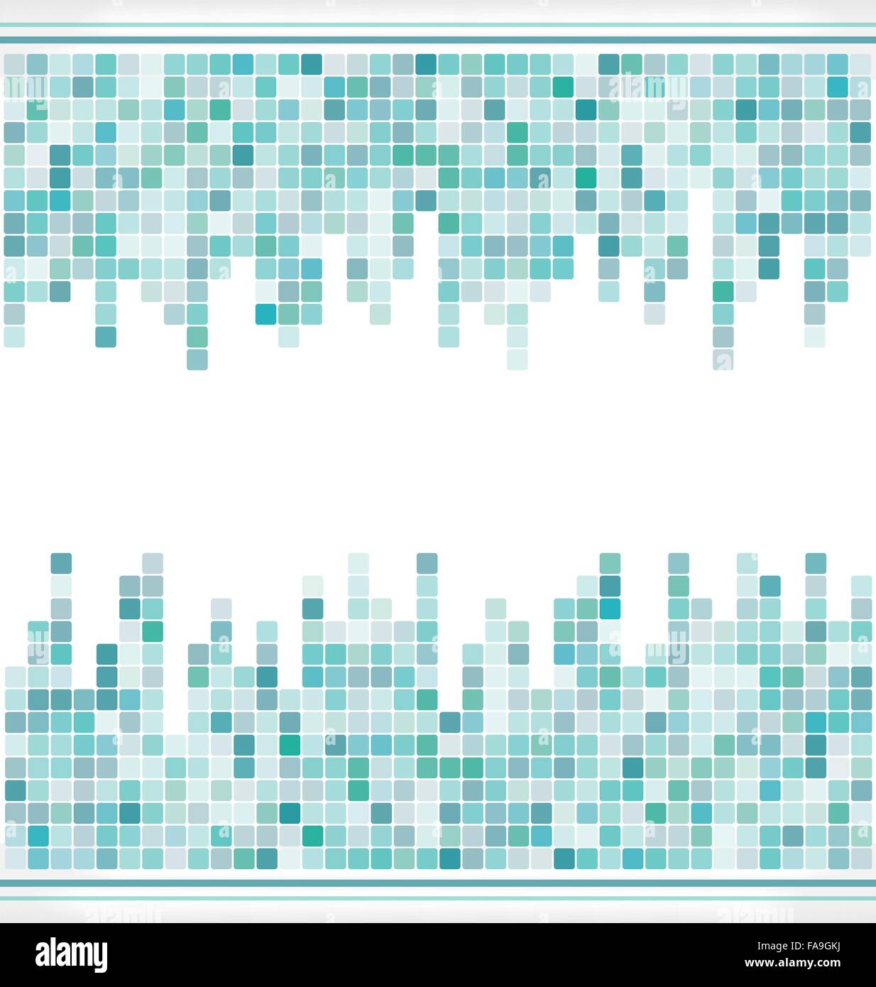 abstract aqua mosaic square background Stock Vector Image & Art - Alamy