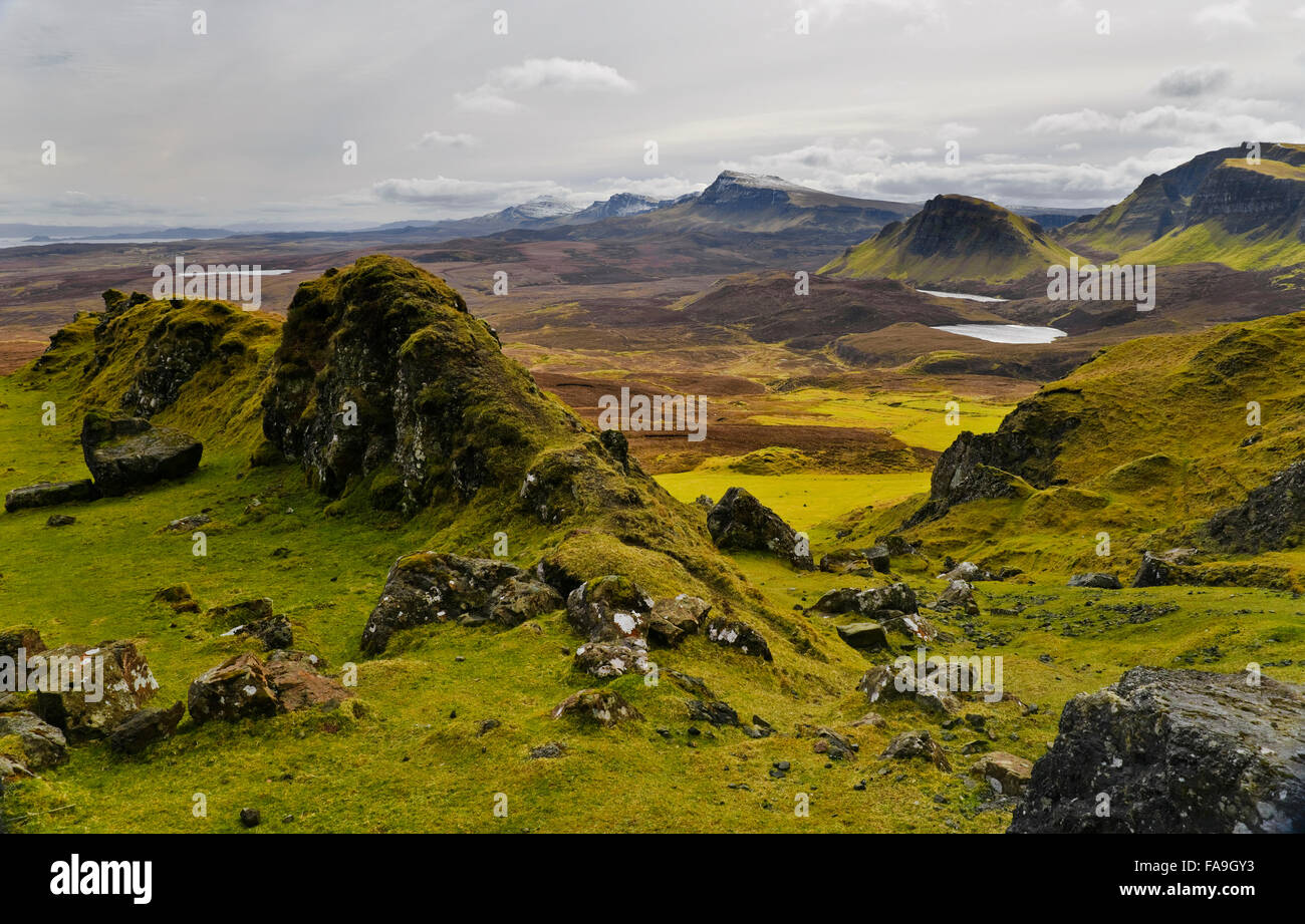 Quiraing, Isle of Skye, Scotland in winter Stock Photo - Alamy