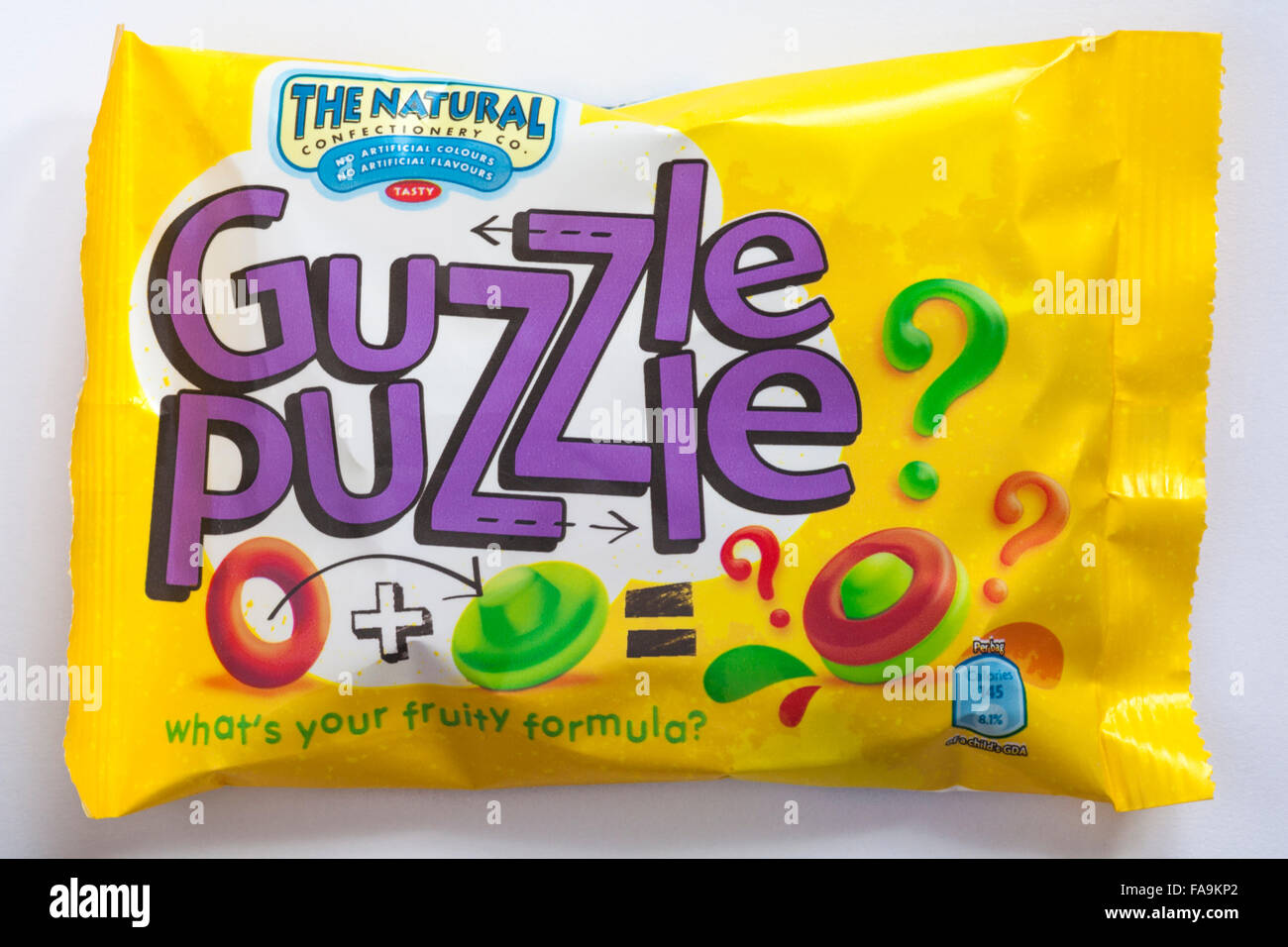 Packet of guzzle puzzle sweets hires stock photography and images Alamy