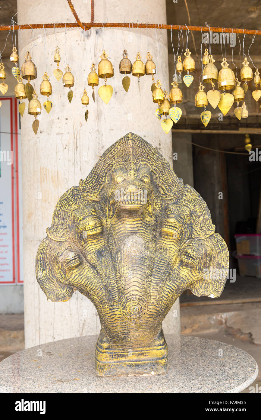Statue near Big Buddha monument, Phuket, Thailand. Thai style statues