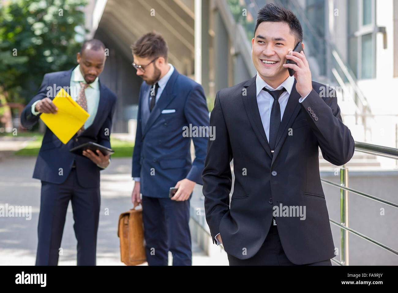 Portrait of multi ethnic business team Stock Photo - Alamy