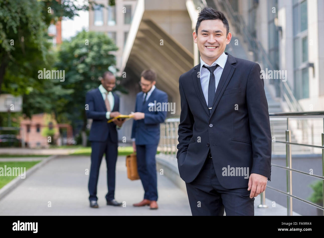 Portrait of multi ethnic business team Stock Photo - Alamy