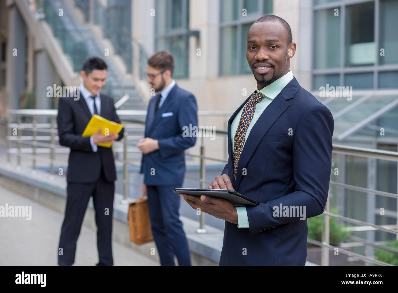 Portrait of multi ethnic business team Stock Photo - Alamy