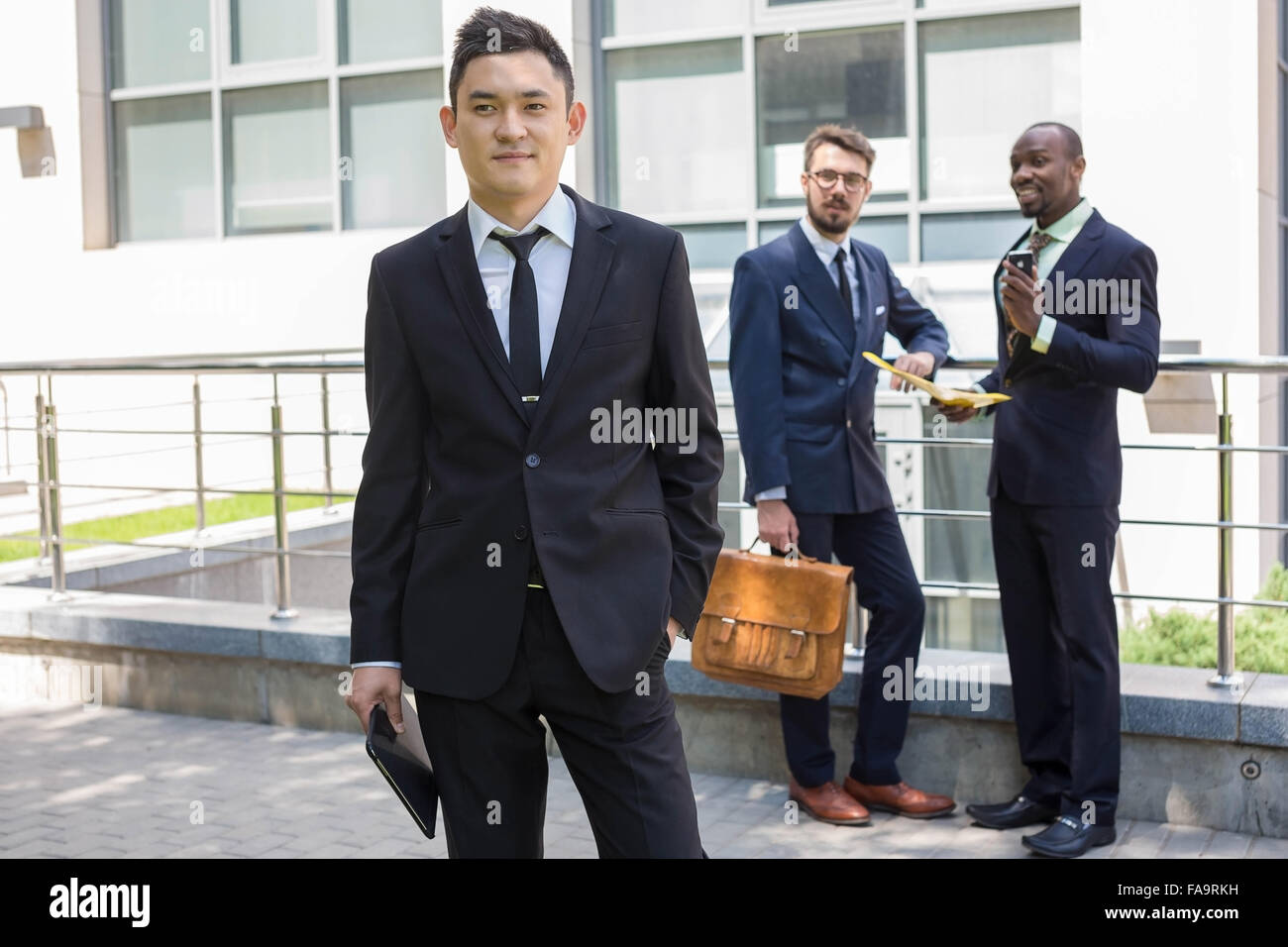 Portrait of multi ethnic business team Stock Photo - Alamy