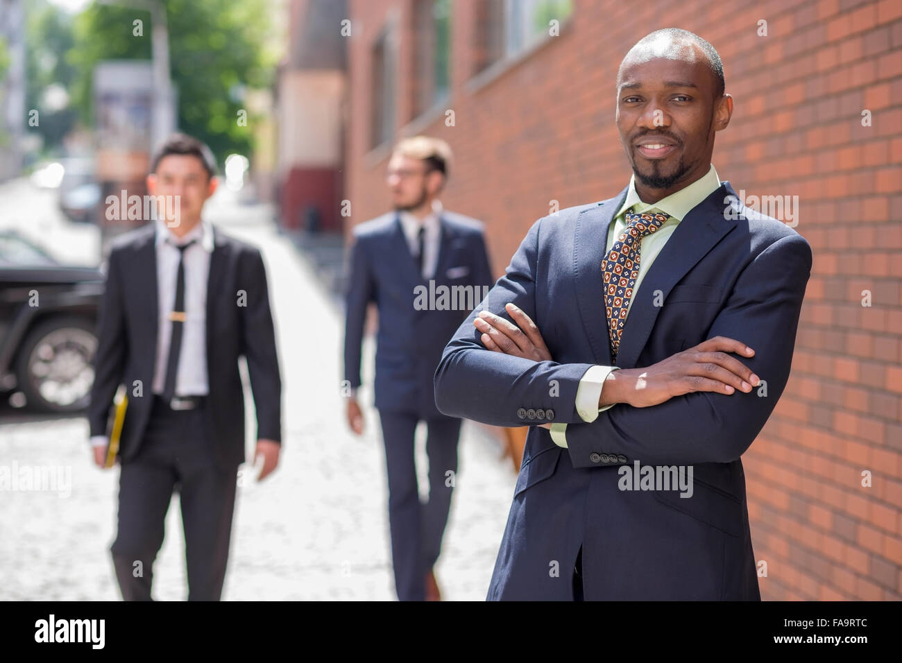 Portrait of multi ethnic business team Stock Photo - Alamy