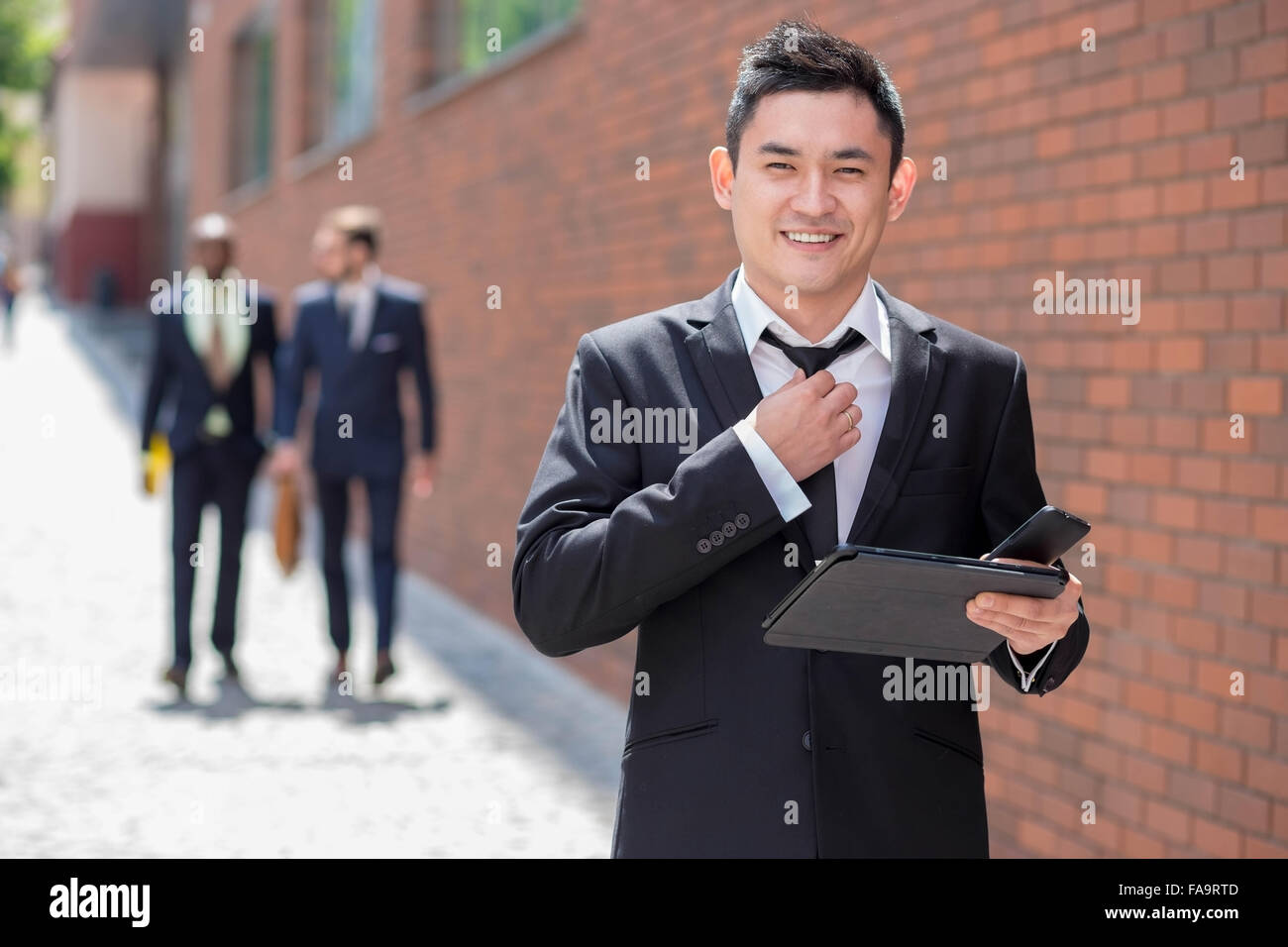 Portrait of multi ethnic business team Stock Photo - Alamy