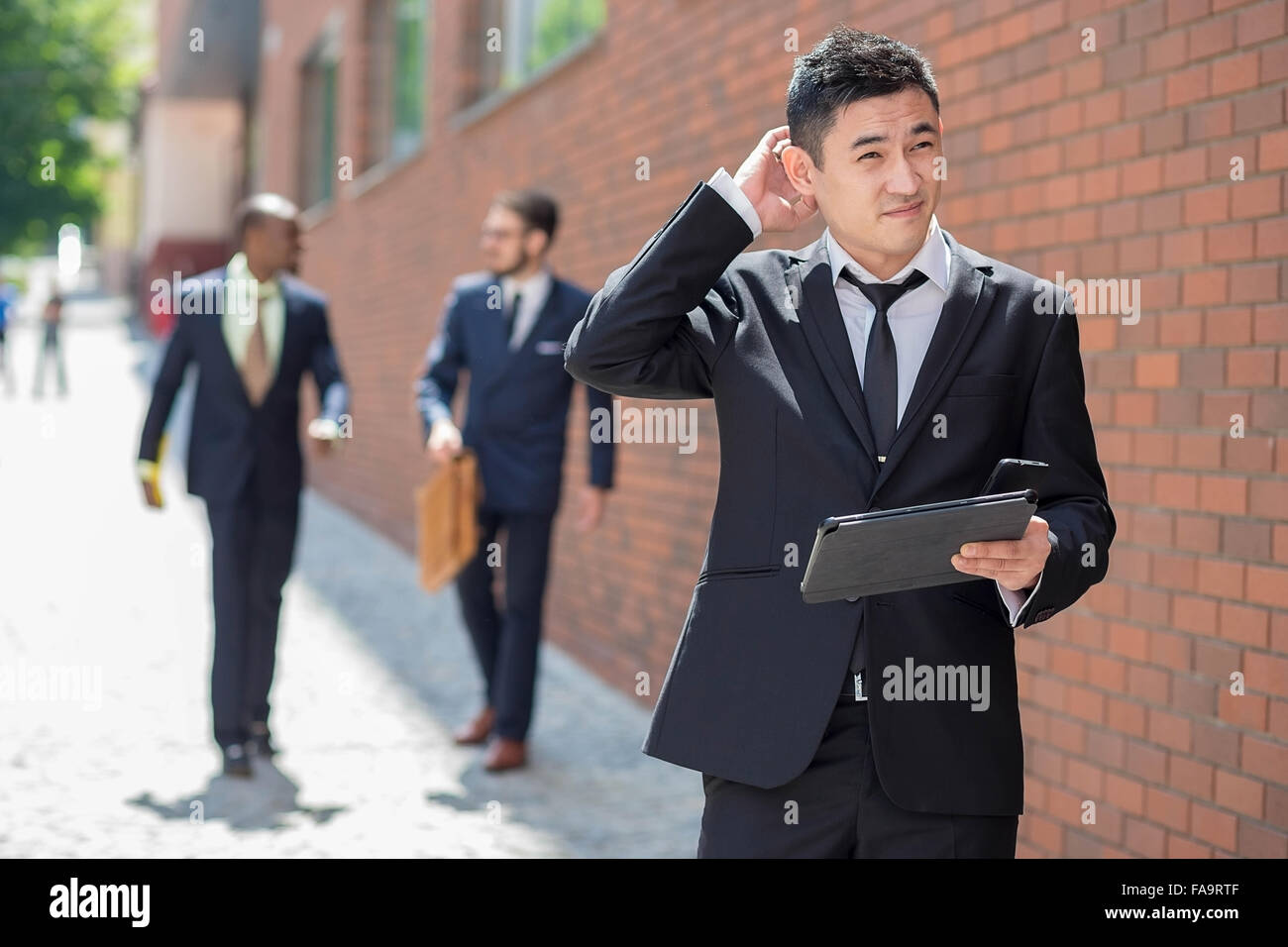 Portrait of multi ethnic business team Stock Photo - Alamy