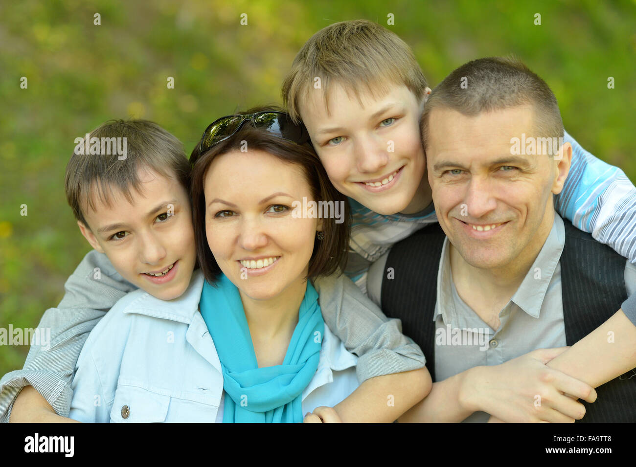 Family of four dream hi-res stock photography and images - Alamy