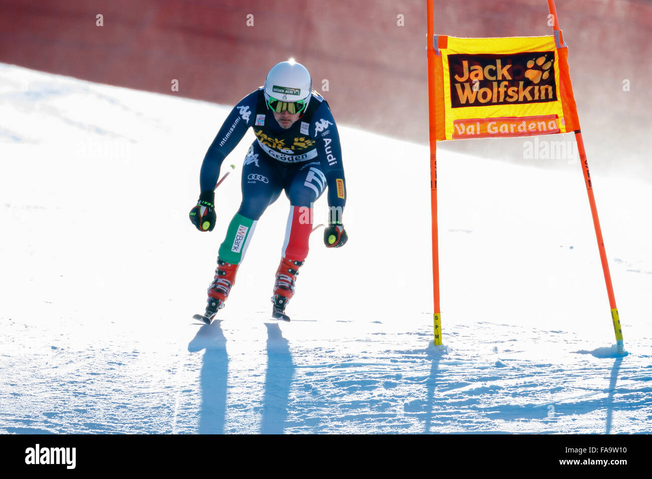Val Gardena, Italy 19 December 2015. Fill Peter (Ita) competing in the