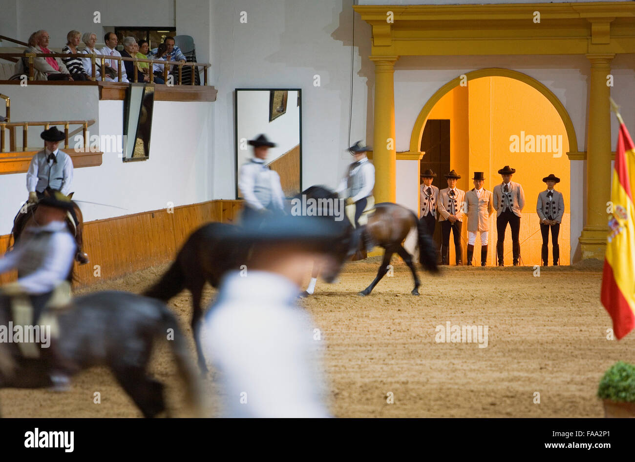 show of Royal Andalusian School of Equestrian Art. `Real Escuela ...