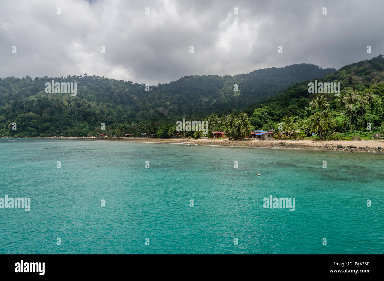 beach of Tioman island Stock Photo