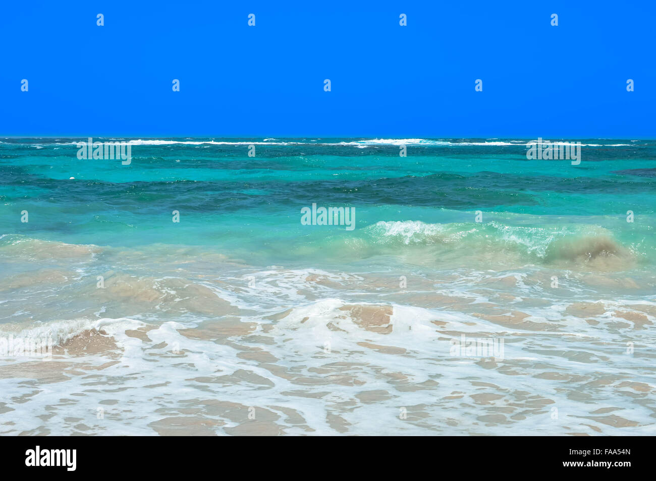 Beautiful tropical beach on a small remote Great Corn Island in the