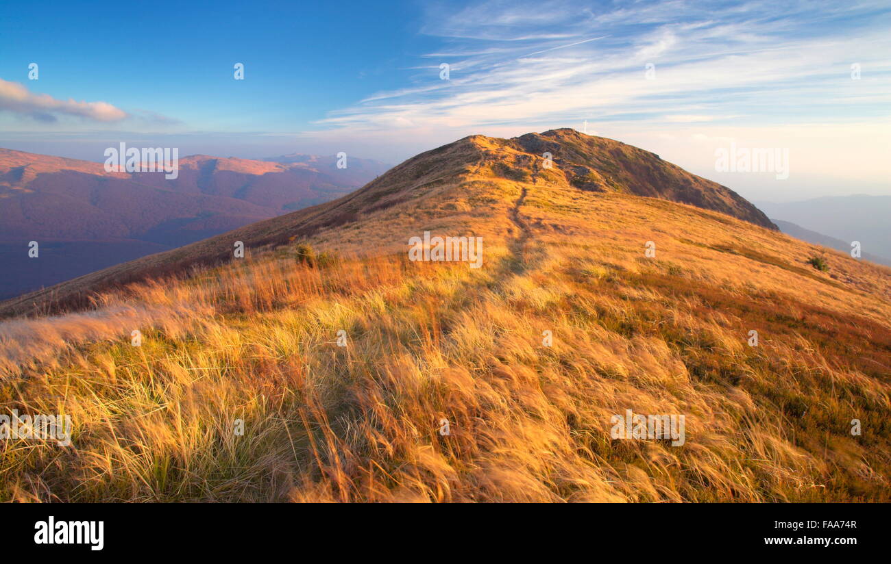 Bieszczady Mountains, Poland Stock Photo