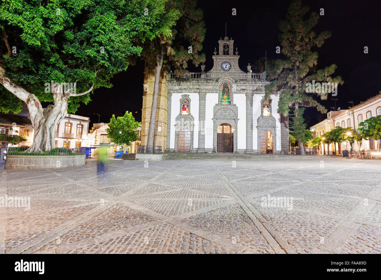 Basilica de Nuestra Señora del Pino in Teror. Gran Canaria, Canary Islands, Spain Stock Photo
