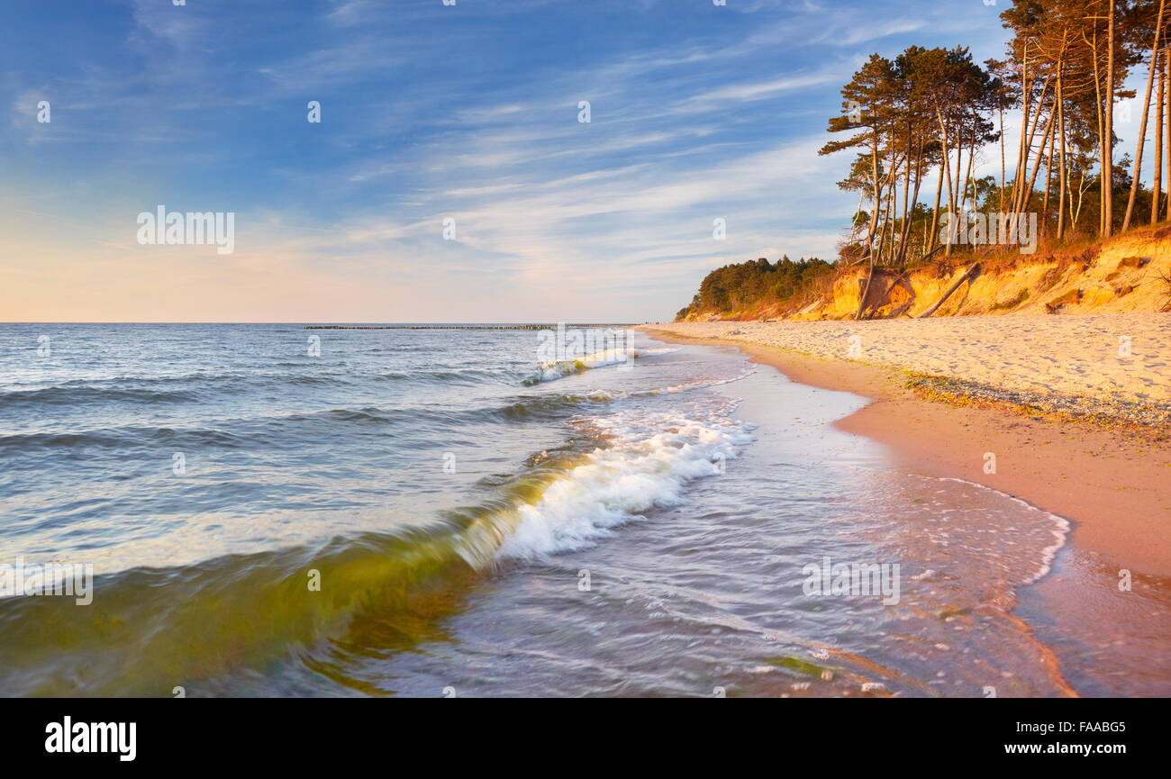 Baltic Sea landscape, Pomerania, Poland Stock Photo
