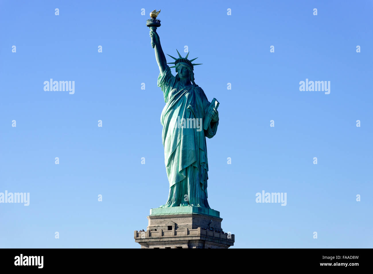 Statue of Liberty, Liberty Island, Manhattan, New York City, New York, USA Stock Photo