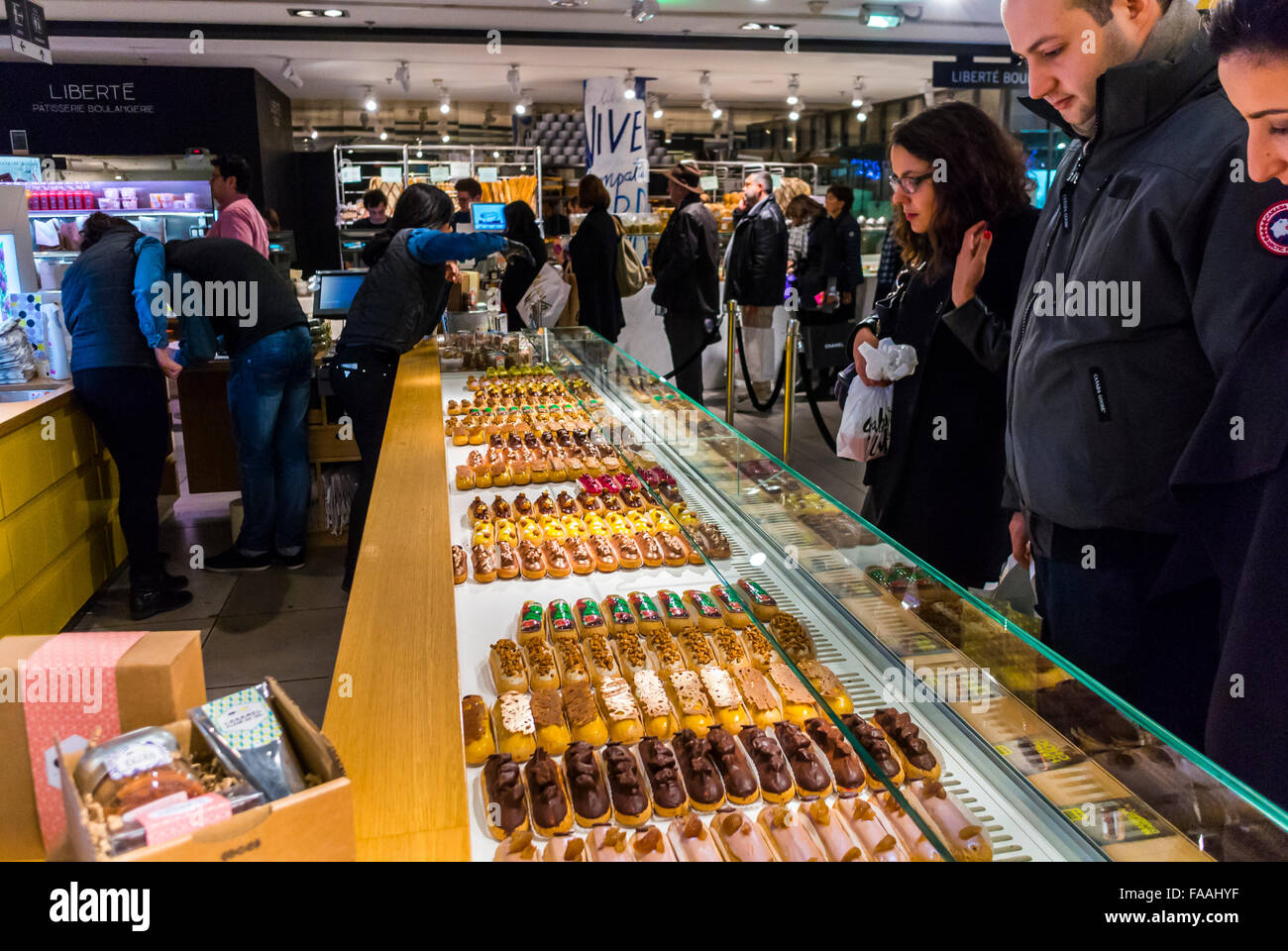 Paris, France, People Shopping in French Department Store, "Lafayette