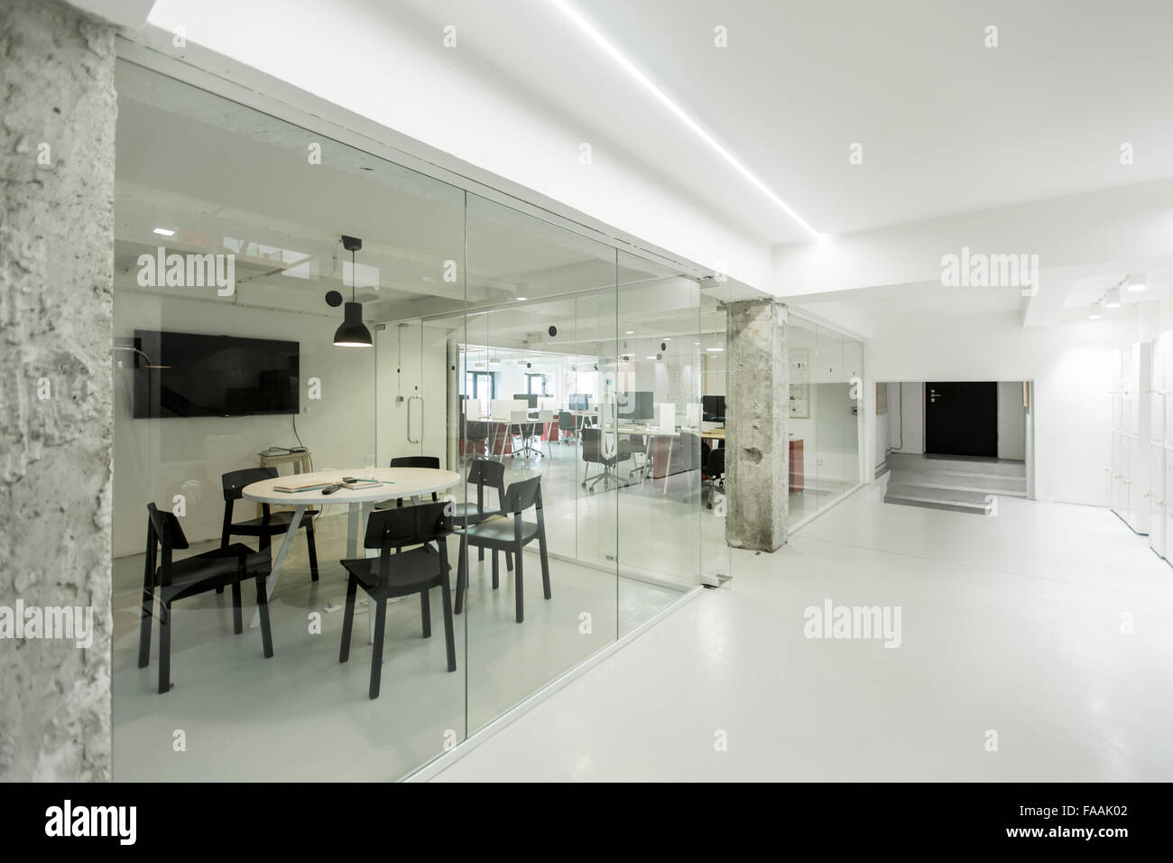 Modern office interior Stock Photo - Alamy