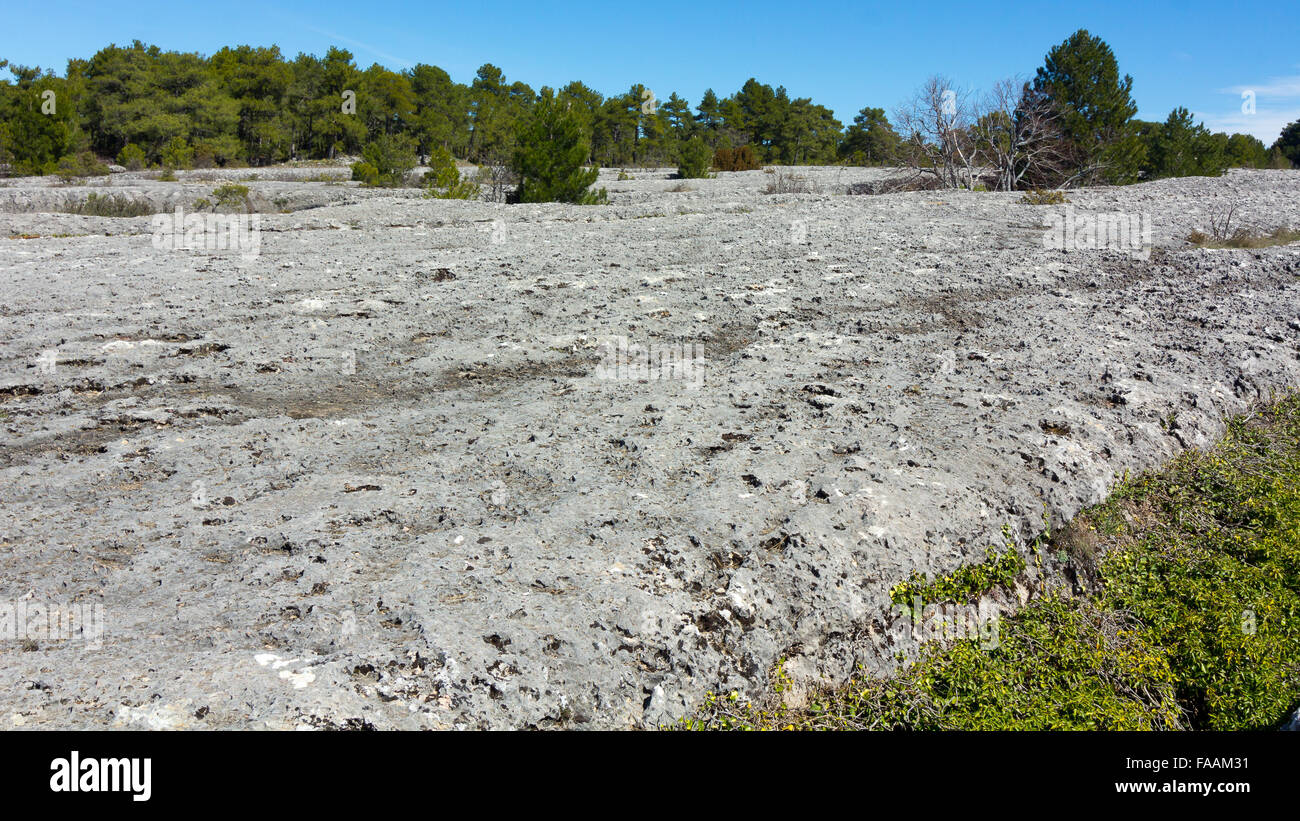 Rocks with capricious forms in the enchanted city of Cuena, Spain Stock ...