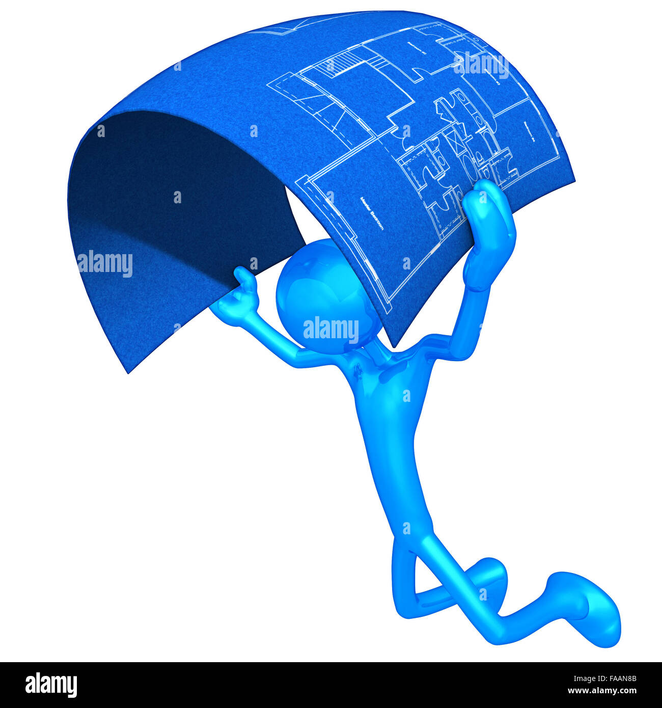 Home Construction Blueprint Stock Photo Alamy