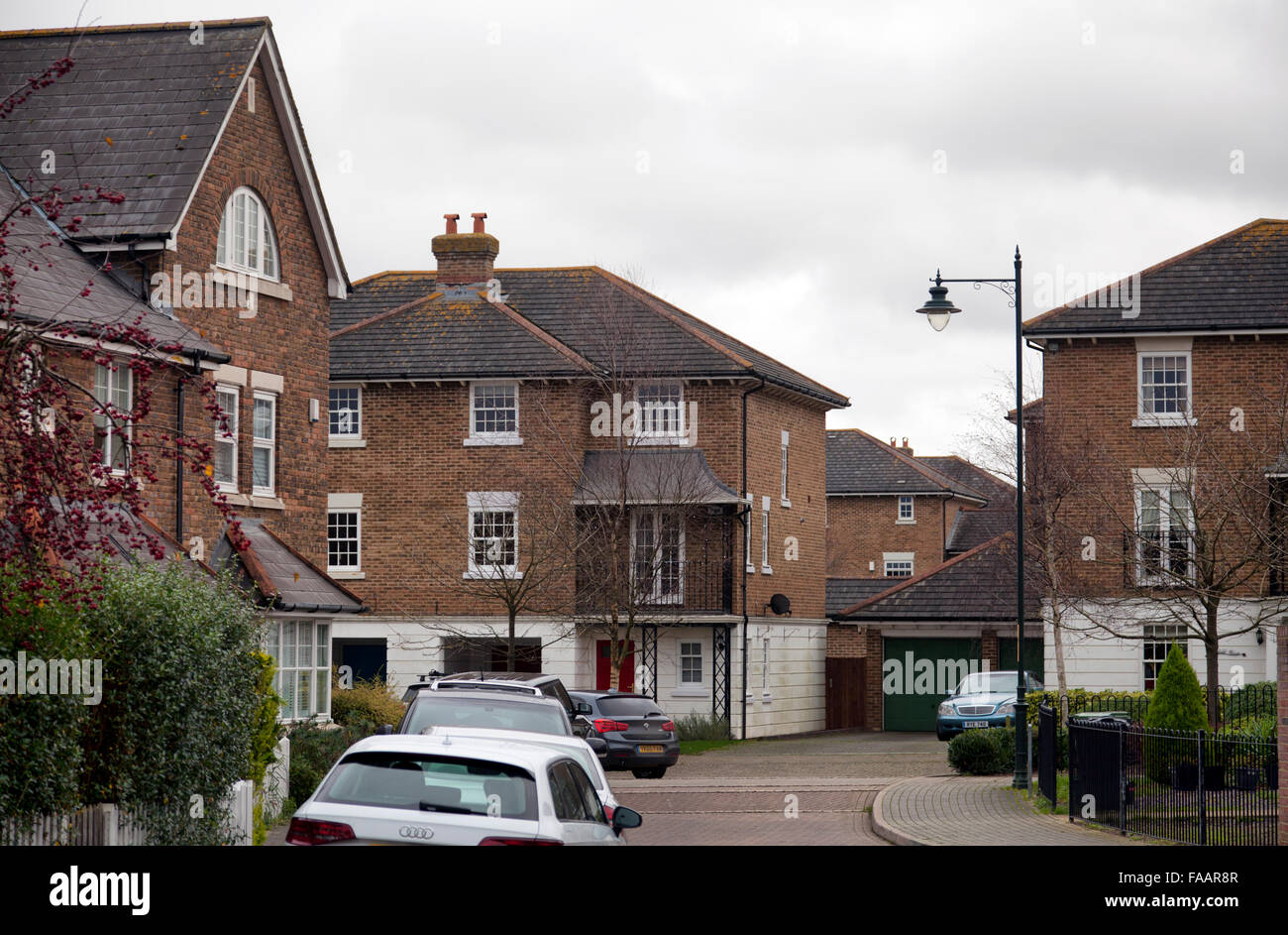 New Village of Kings Hill in West Malling in Kent - UK Stock Photo