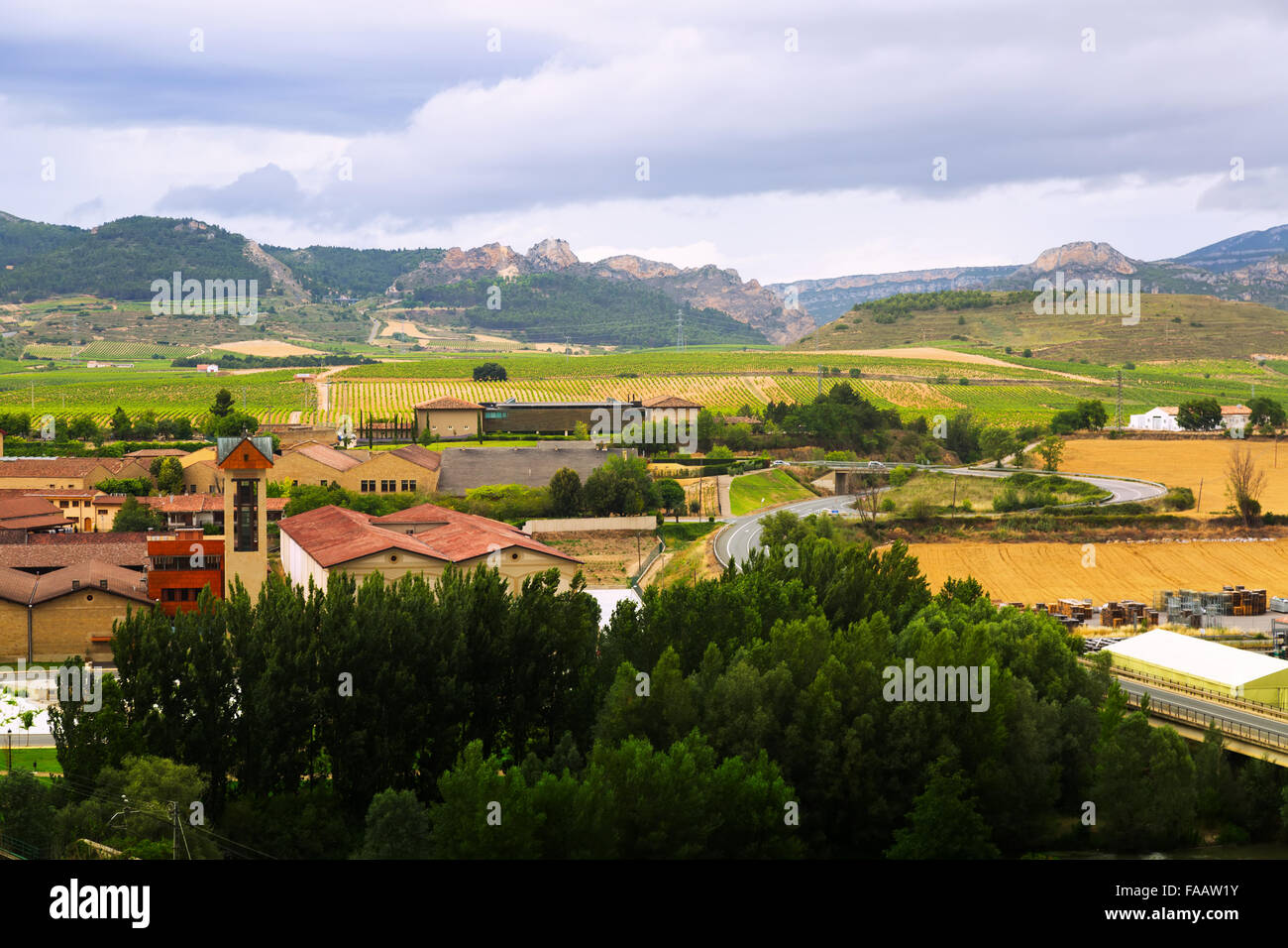 Wineries and farms around haro rioja hires stock photography and