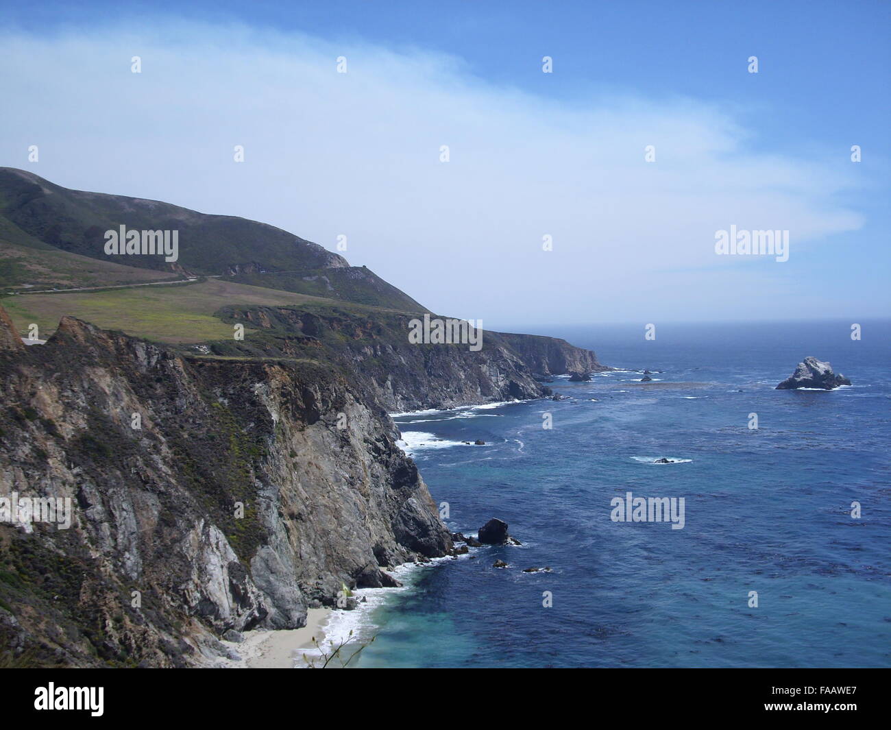 Big Sur in central California coast, USA Stock Photo