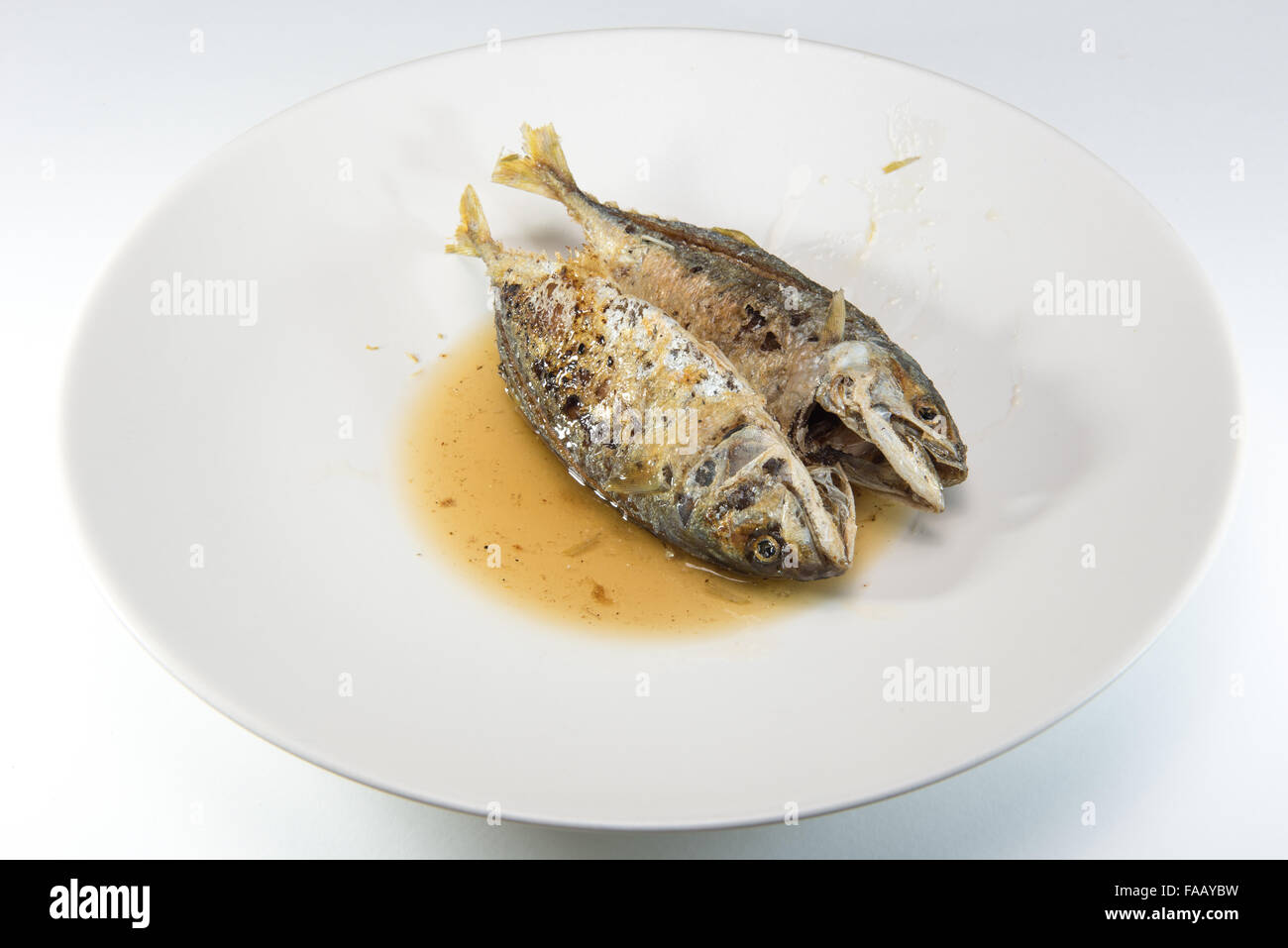 Fried Tuna fish sauce Stock Photo Alamy