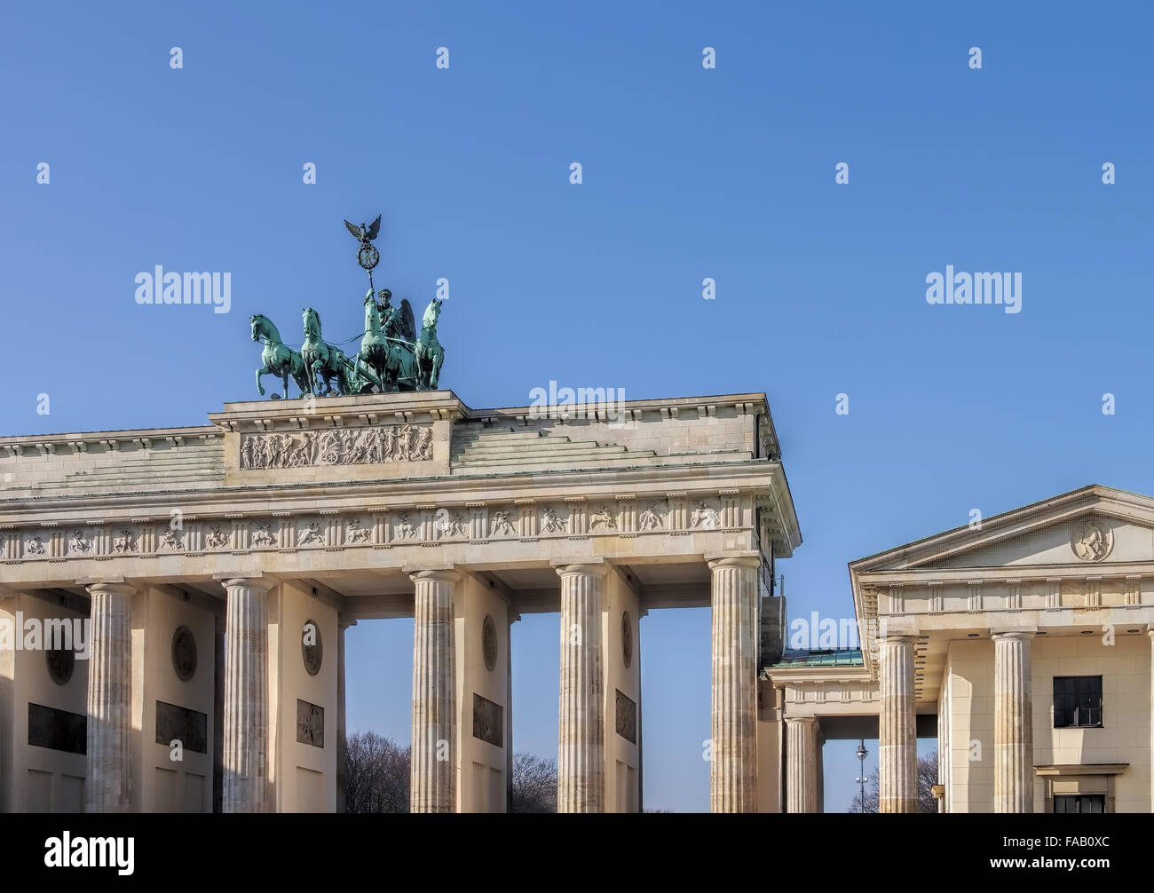 Berlin Brandenburger Tor - Berlin Brandenburg Gate 01 Stock Photo