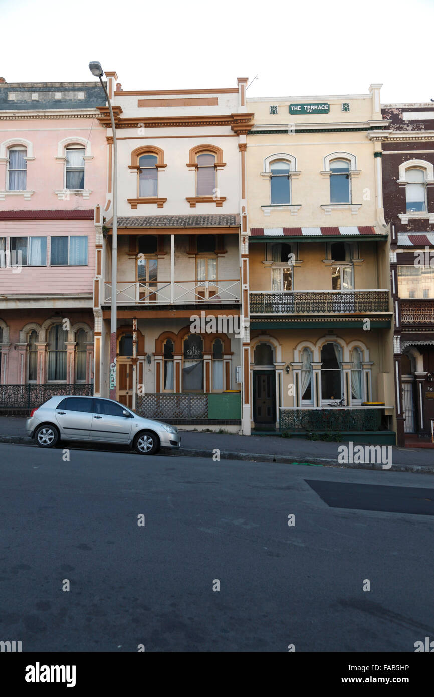 A fine collection of 1890s historic Terrace Houses along Watt Street