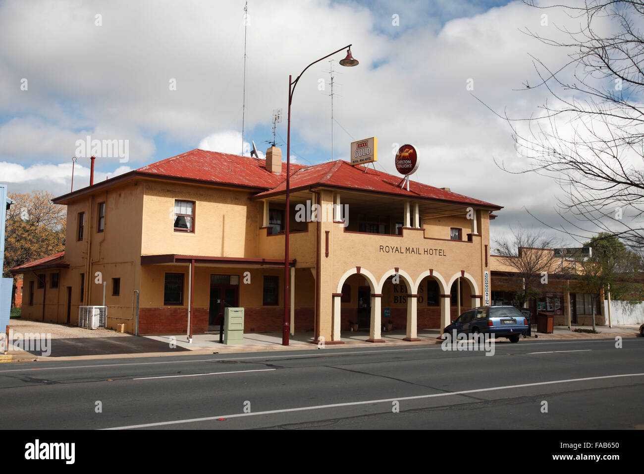 The historic Royal Mail Hotel Jerilderie Riverina New South Wales Australia Stock Photo