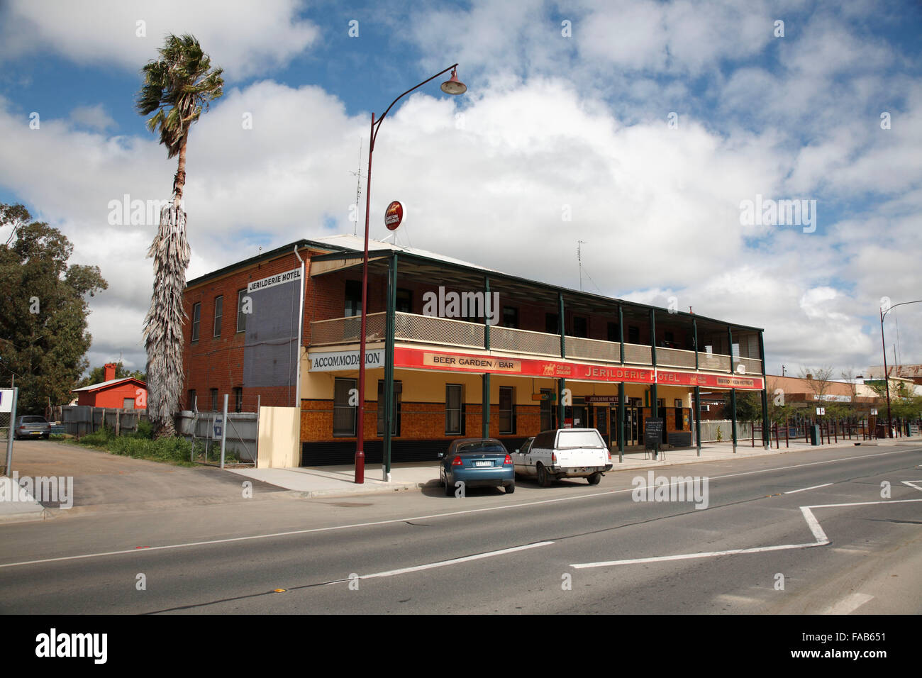 The historic Jerilderie Hotel Jerilderie Riverina New South Wales Australia Stock Photo