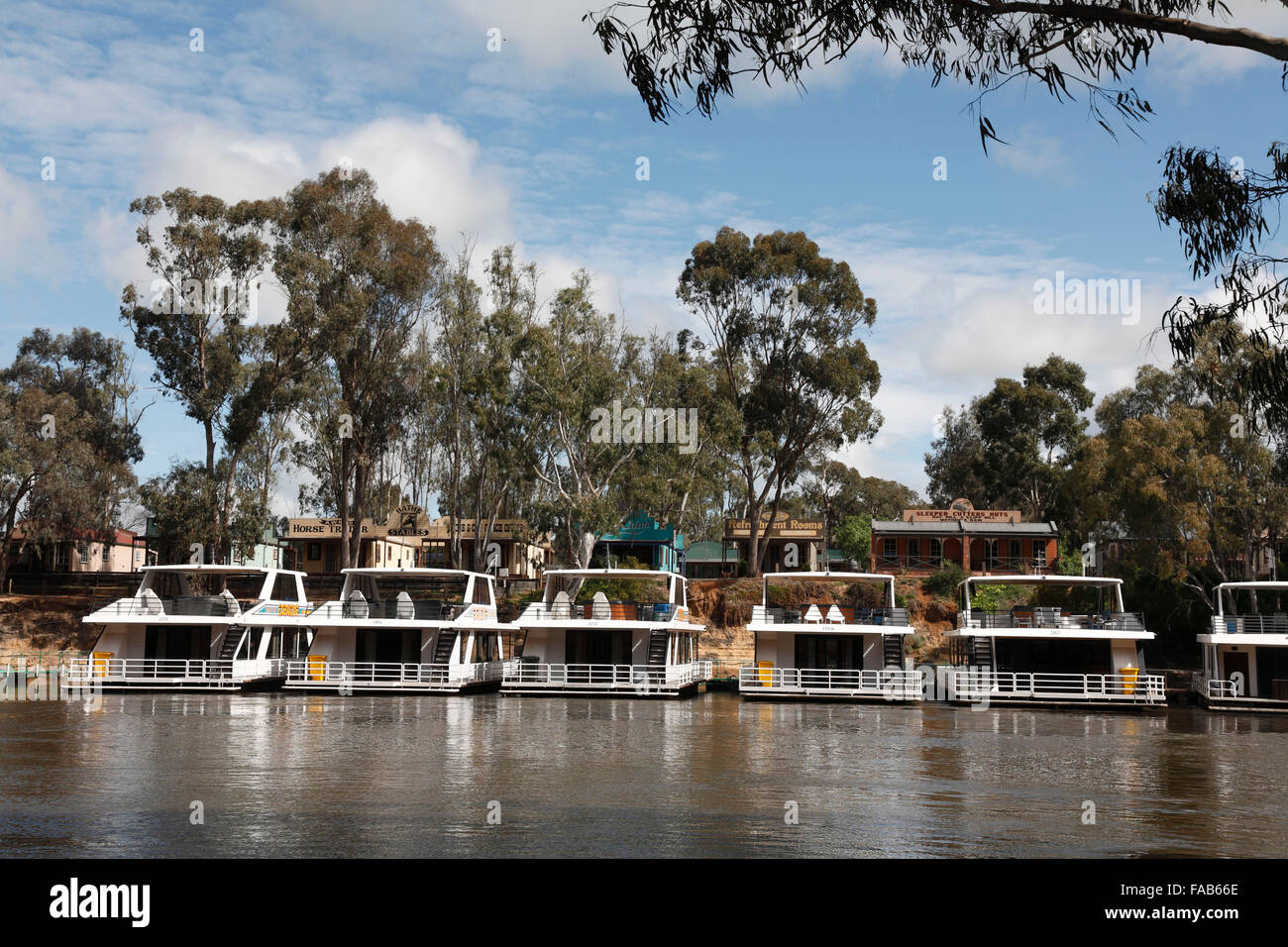 Part of the largest fleet of Houseboats on the Murray River near