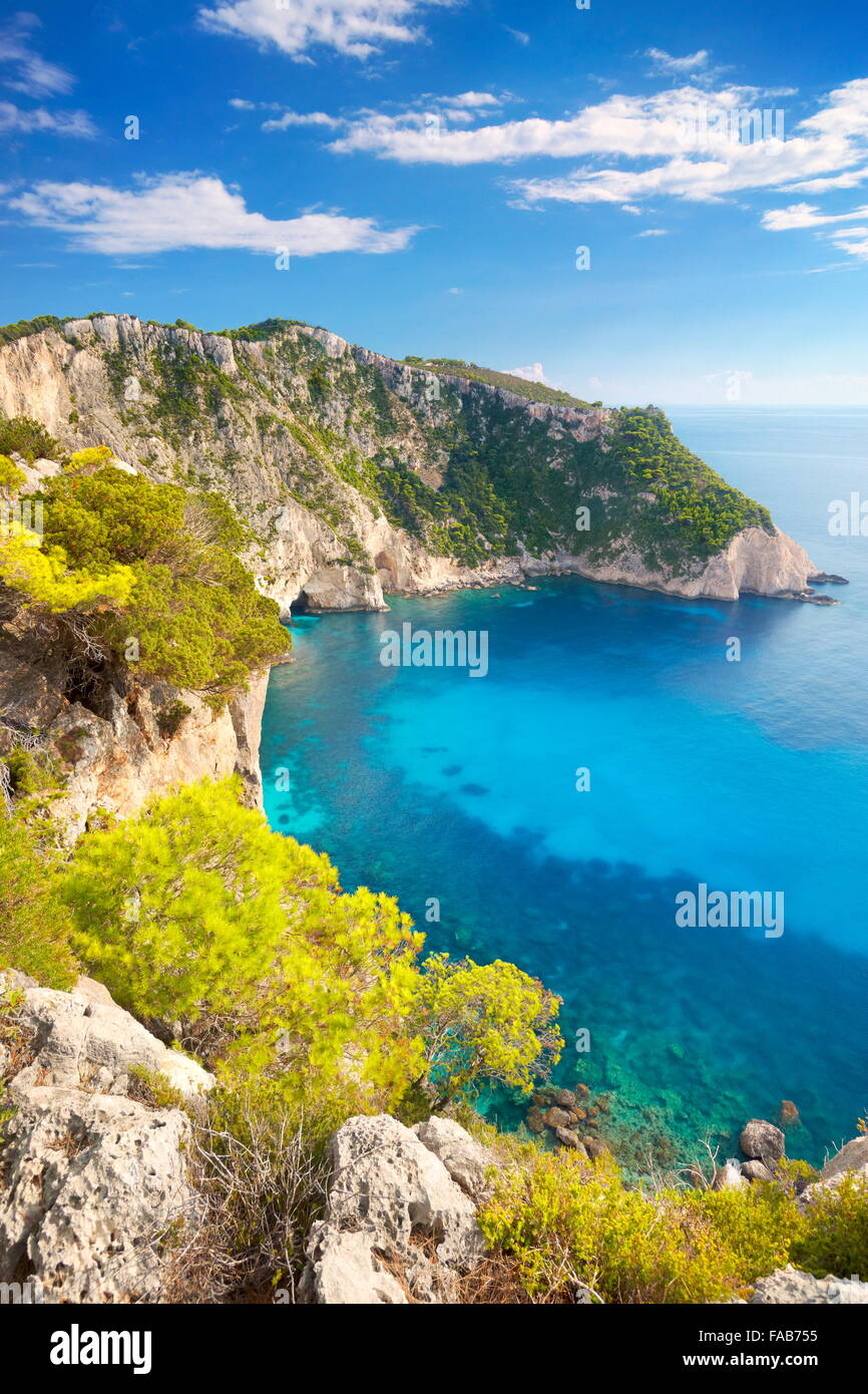 Greece - Zakynthos Island, Ionian Sea, Keri Cape Stock Photo