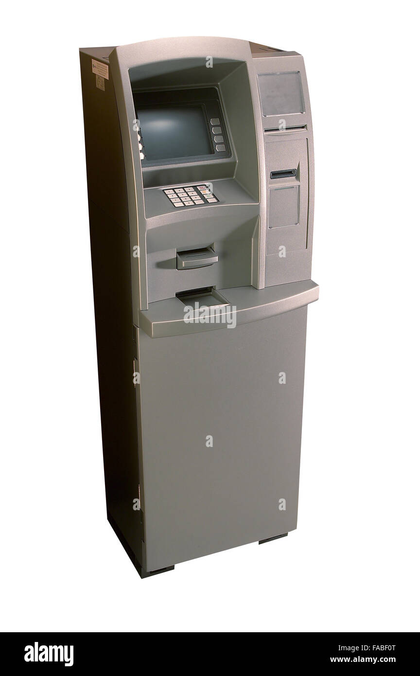 auto teller machine with clipping path Stock Photo Alamy