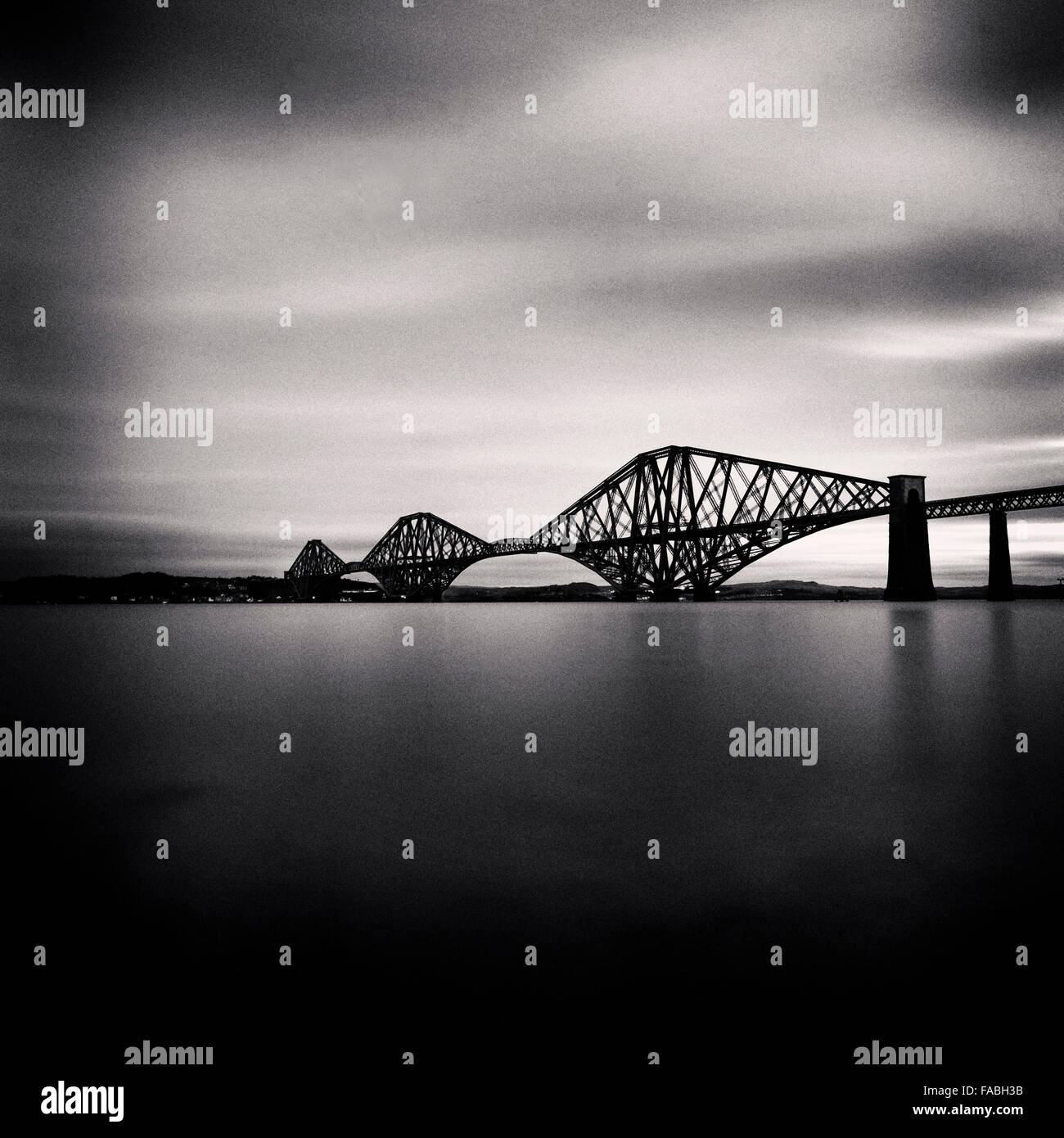 The Forth Rail Bridge Edinburgh Scotland Stock Photo