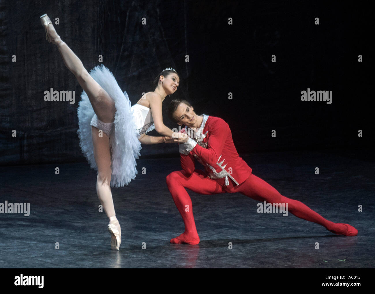 Bolshoi Ballet dancers perform “The Nutcracker” of Tchaikovsky