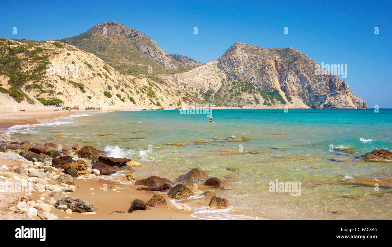 Kos - Dodecanese Islands, Greece, Kavo Paradise beach Stock Photo