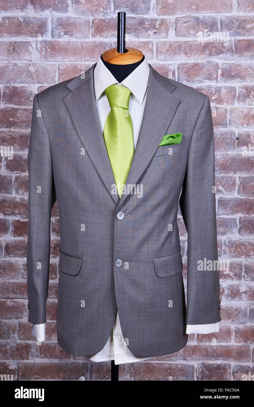 Elegant business suit with a shirt and a tie Stock Photo Alamy