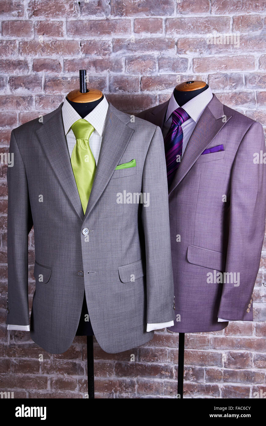 Elegant business suit with a shirt and a tie Stock Photo Alamy