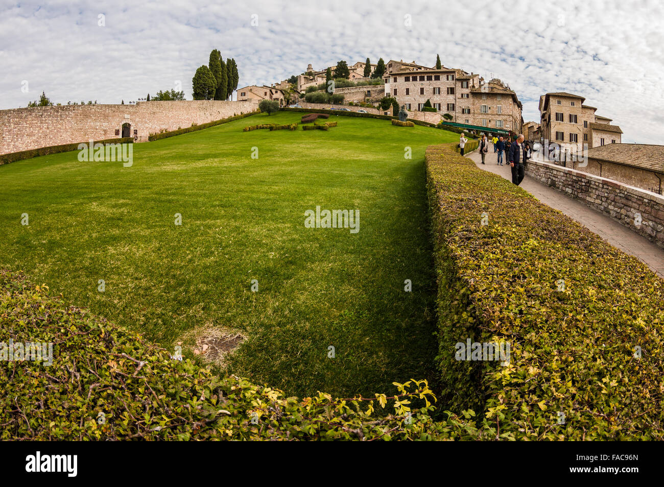 Panorama of Assisi in November. Umbria, Italy Stock Photo - Alamy