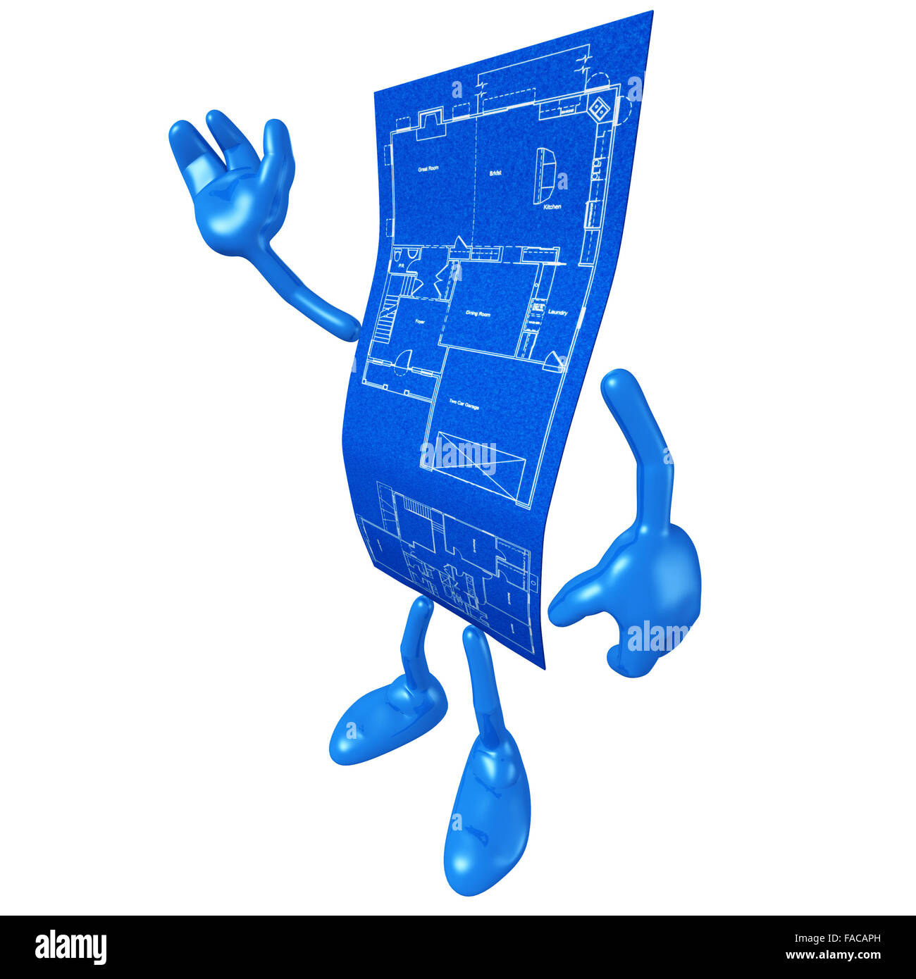 Home Construction Blueprint Stock Photo Alamy