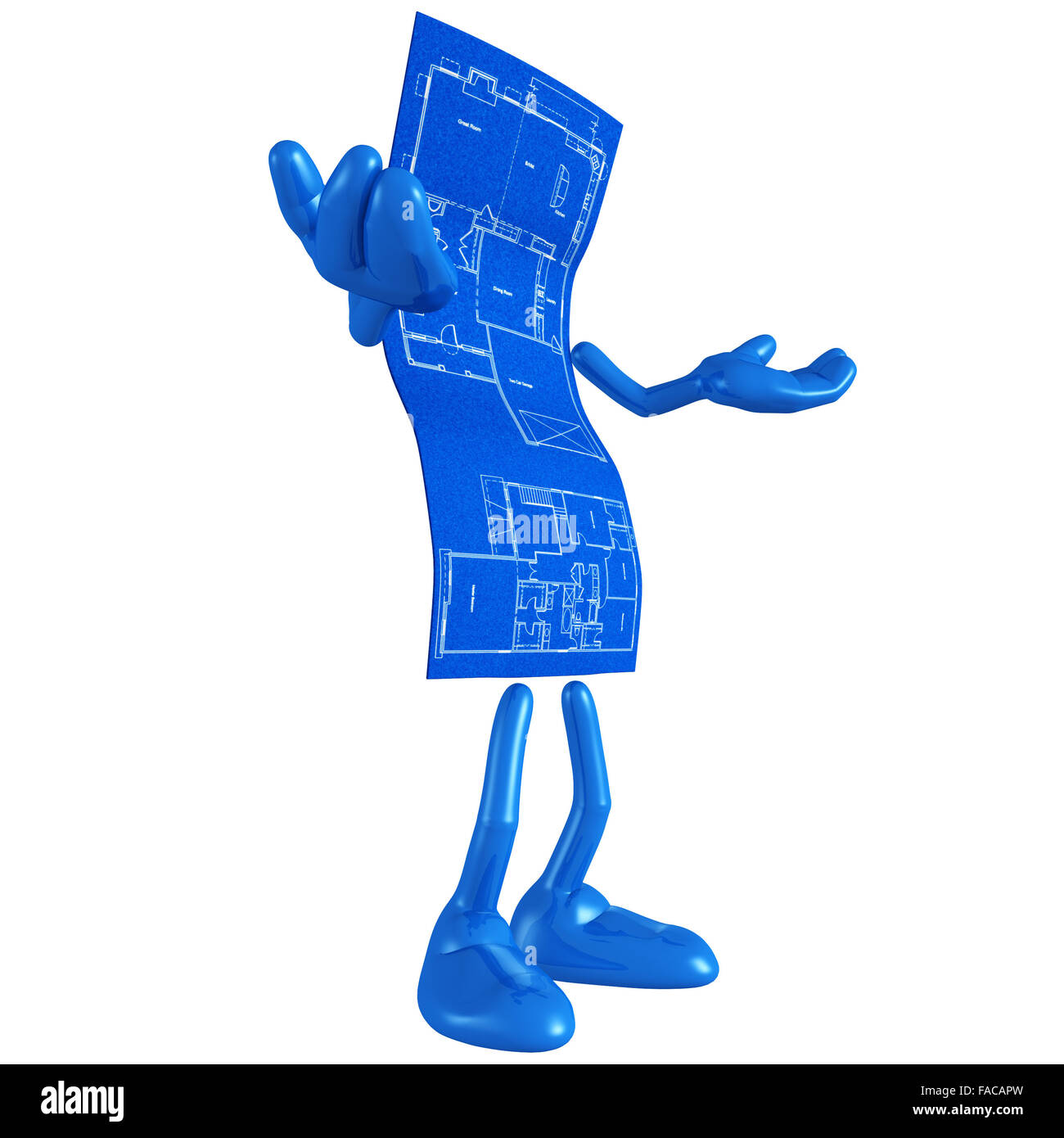 Home Construction Blueprint Stock Photo Alamy