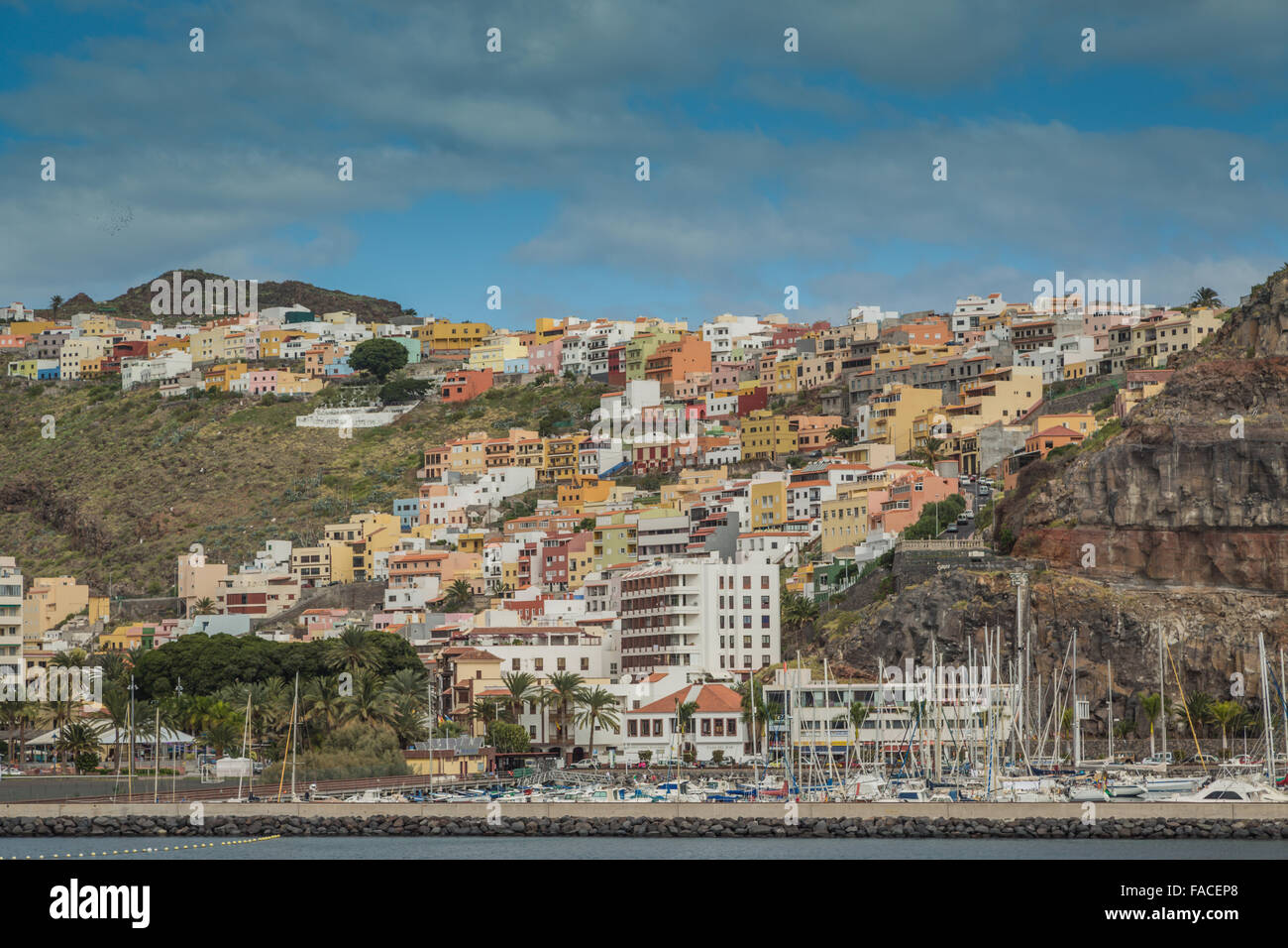 A photograph of San Sebastian de La Gomera, Canary Islands, Spain ...