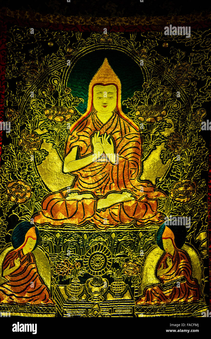 Buddhist wall hangings hires stock photography and images Alamy