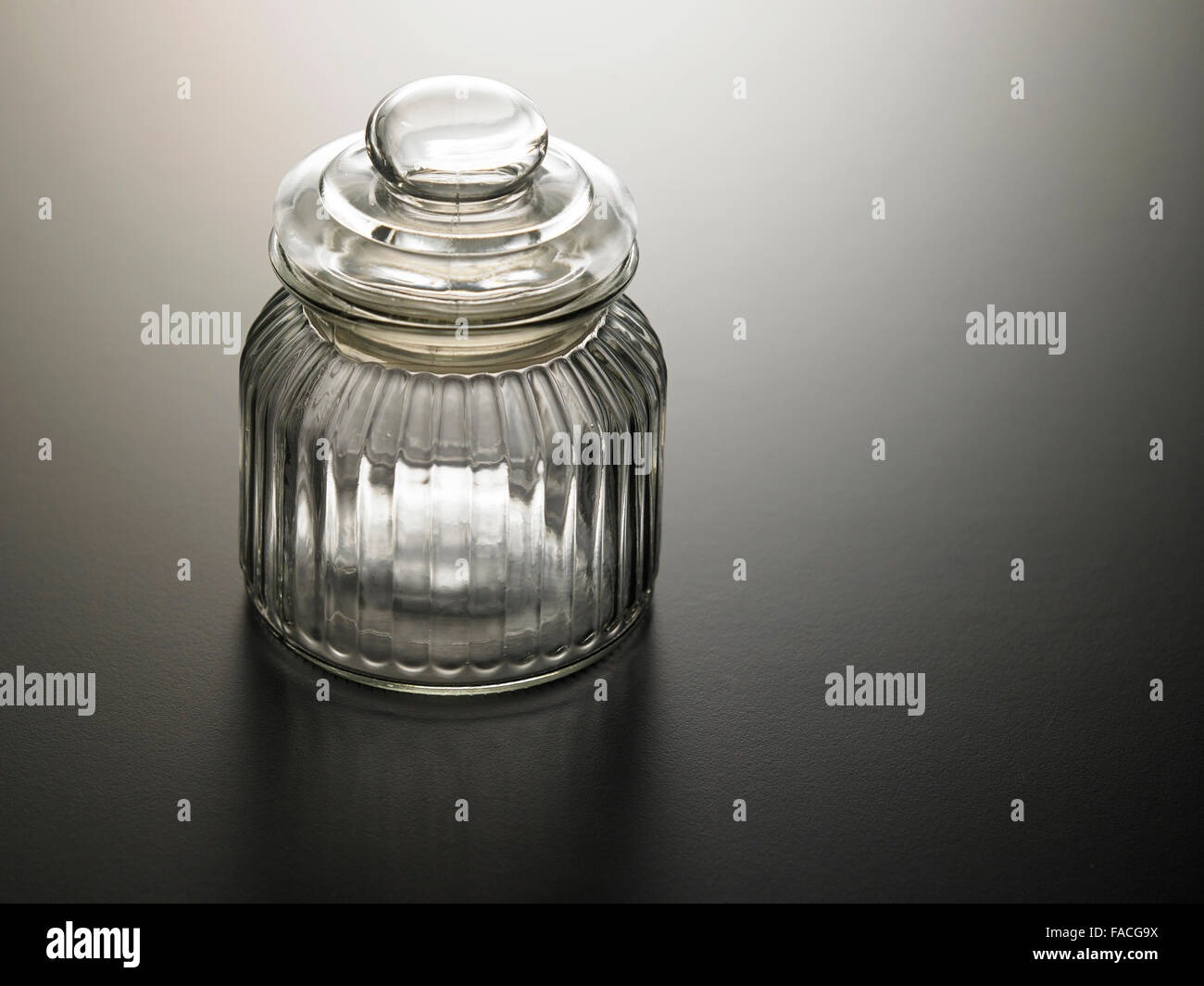 A glass jar with lid Stock Photo Alamy
