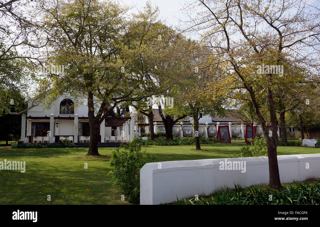 Cuvée restaurant at Simonsig Estate is a popular eatery on the