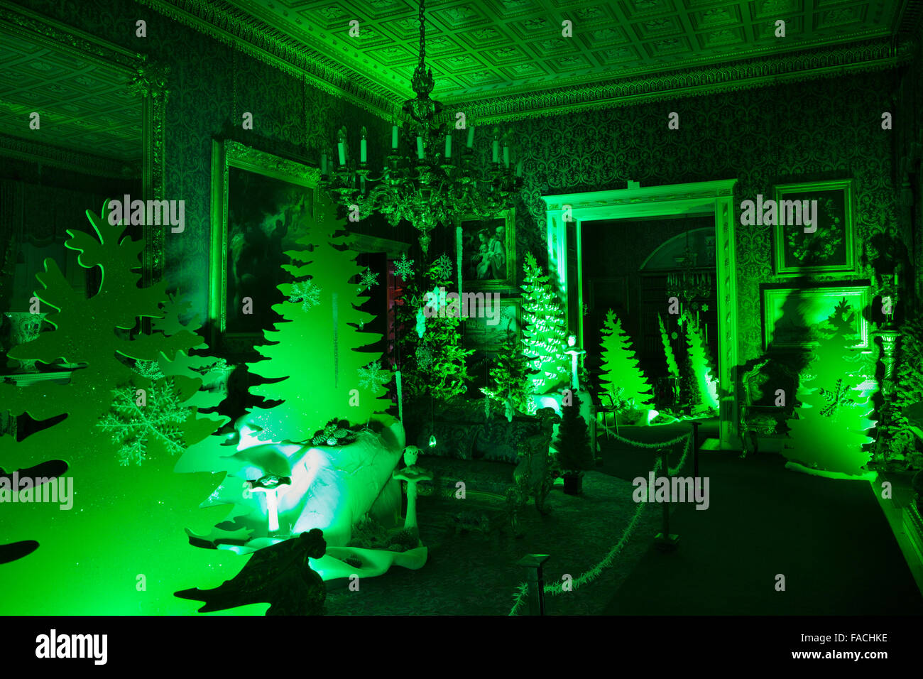 UK, England, Cheshire, Knutsford, Tatton Hall, Drawing Room Nutcracker