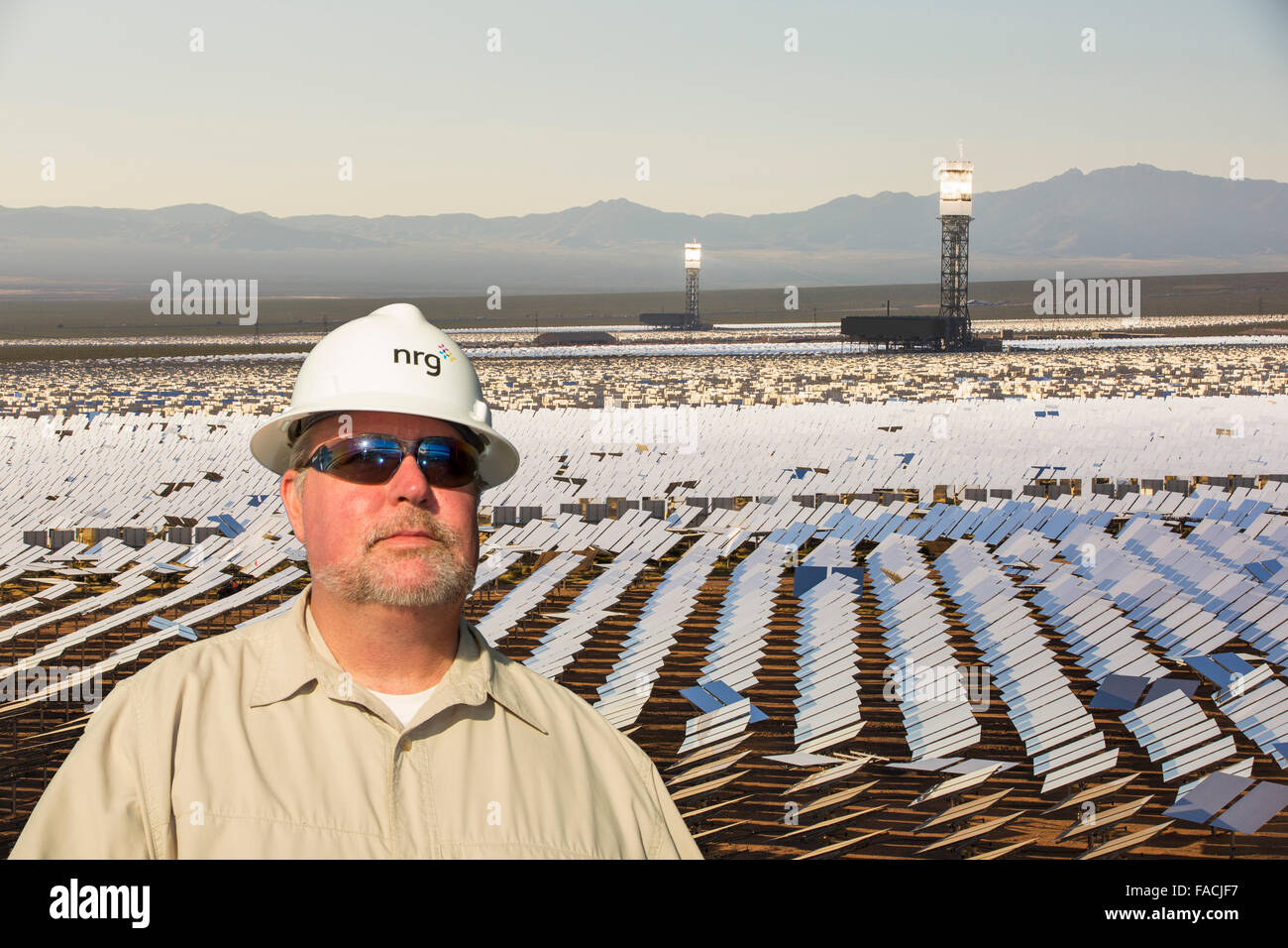 The Ivanpah Solar Thermal Power Plant in California''s Mojave Desert is